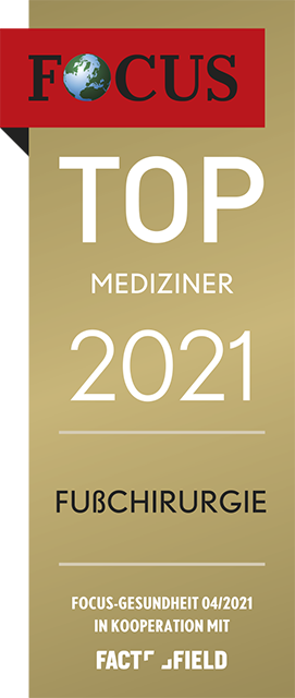 Focussiegel Fußchirurgie 2021